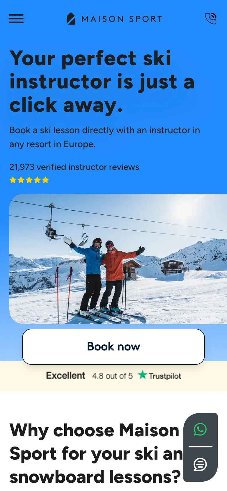 Maison Sport на телефон